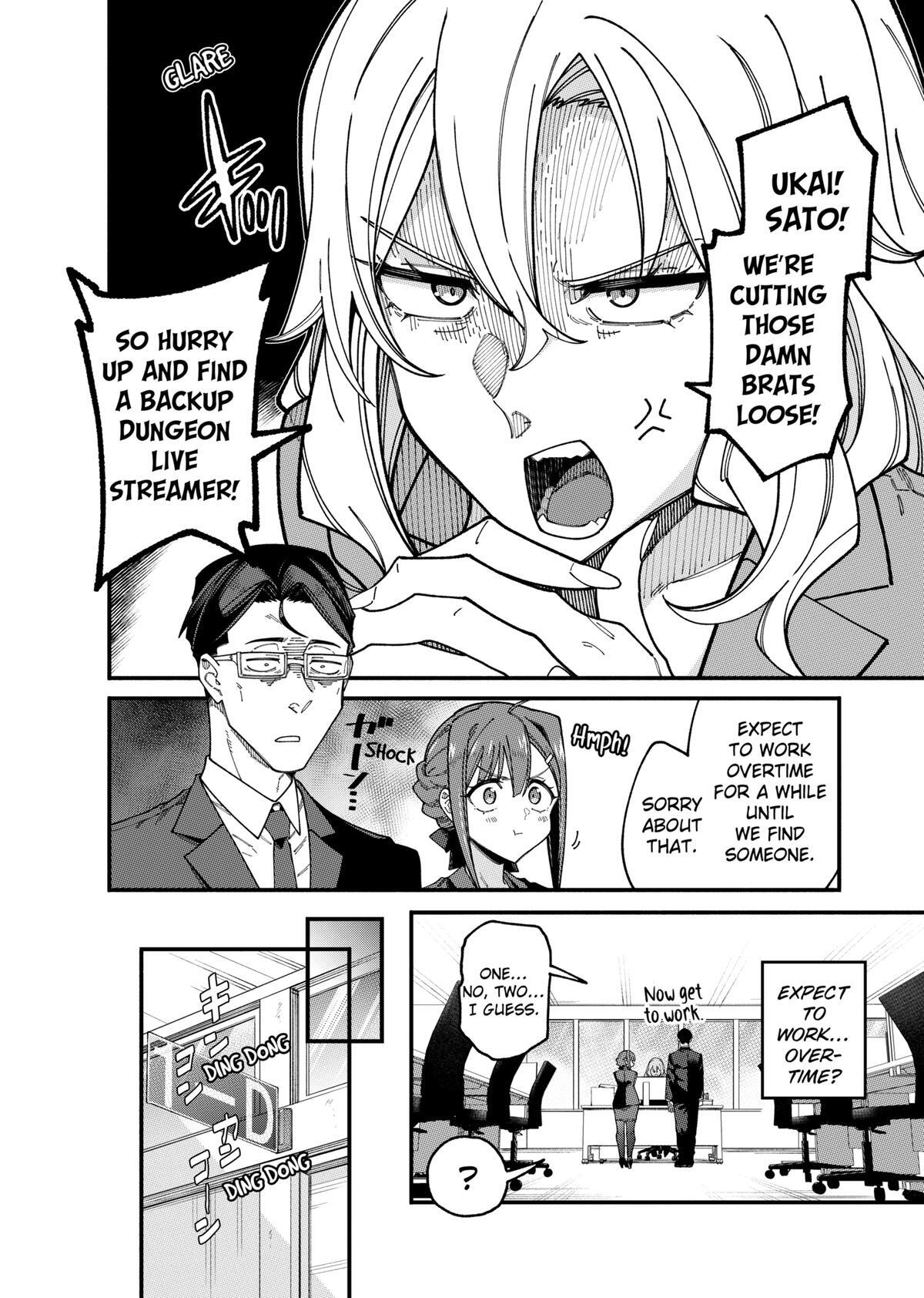 Read The Plain Salary Man Turned Out to Be a Hero- He Was Invincible, Only to Be Exposed on His Niece's Dungeon Stream Manga Online