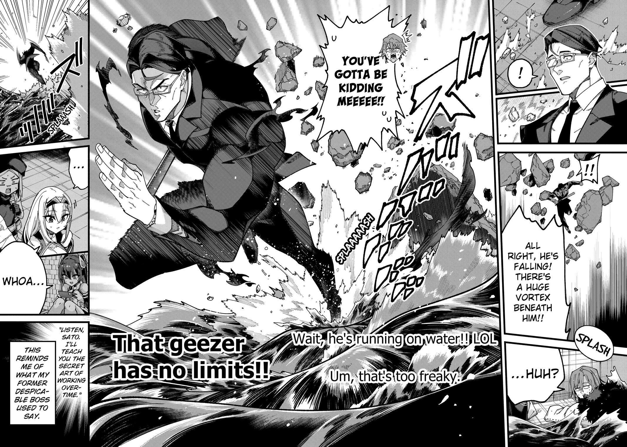 Read The Plain Salary Man Turned Out to Be a Hero- He Was Invincible, Only to Be Exposed on His Niece's Dungeon Stream Manga Online