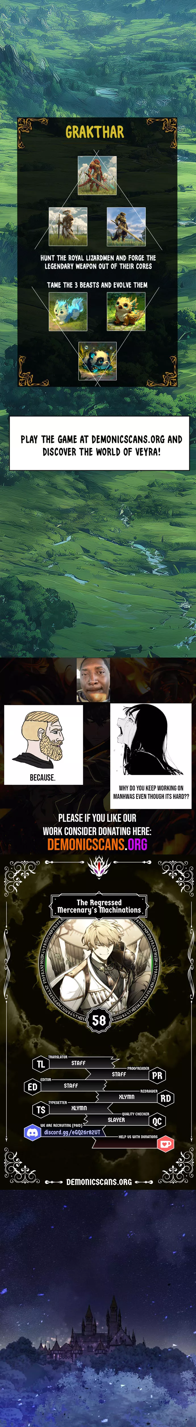 Read The Regressed Mercenary Has a Plan Manga Online