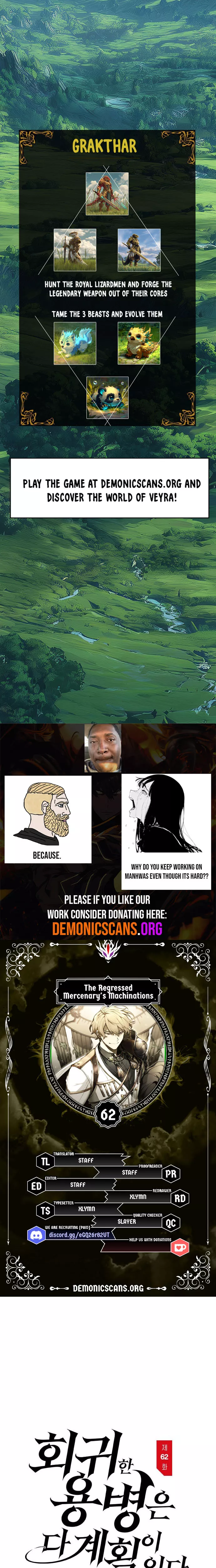 Read The Regressed Mercenary Has a Plan Manga Online