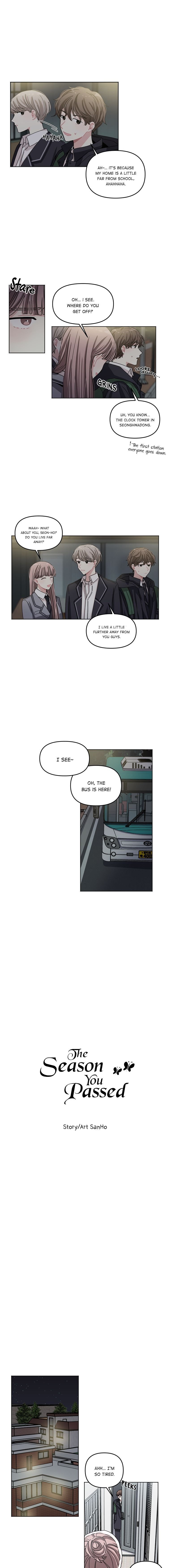 Read The Season You Passed Manga Online