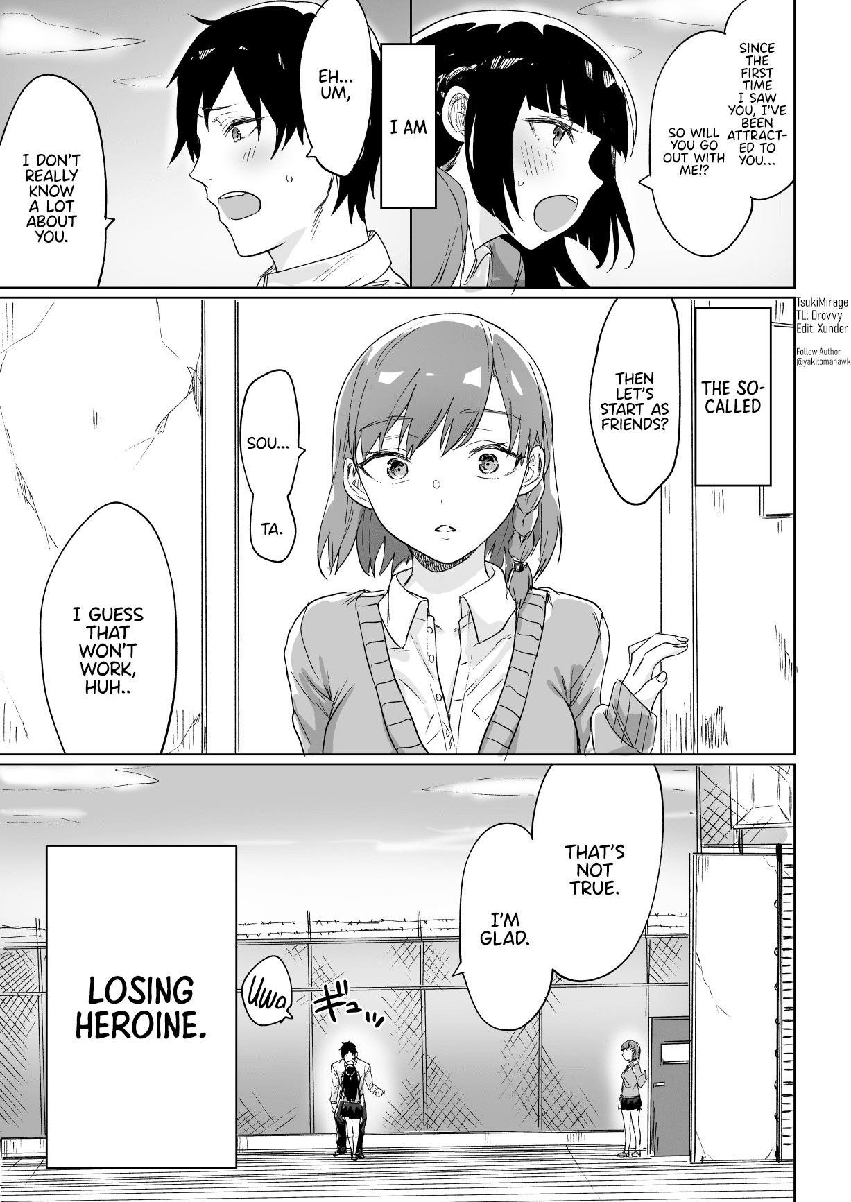 Read The Story of a Losing Heroine Doing Her Best to Win! Manga Online