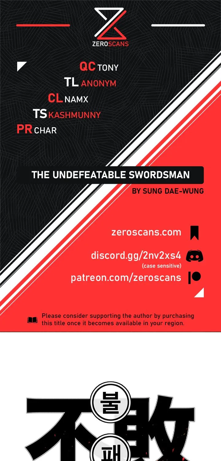 Read The Undefeatable Swordsman Manga Online