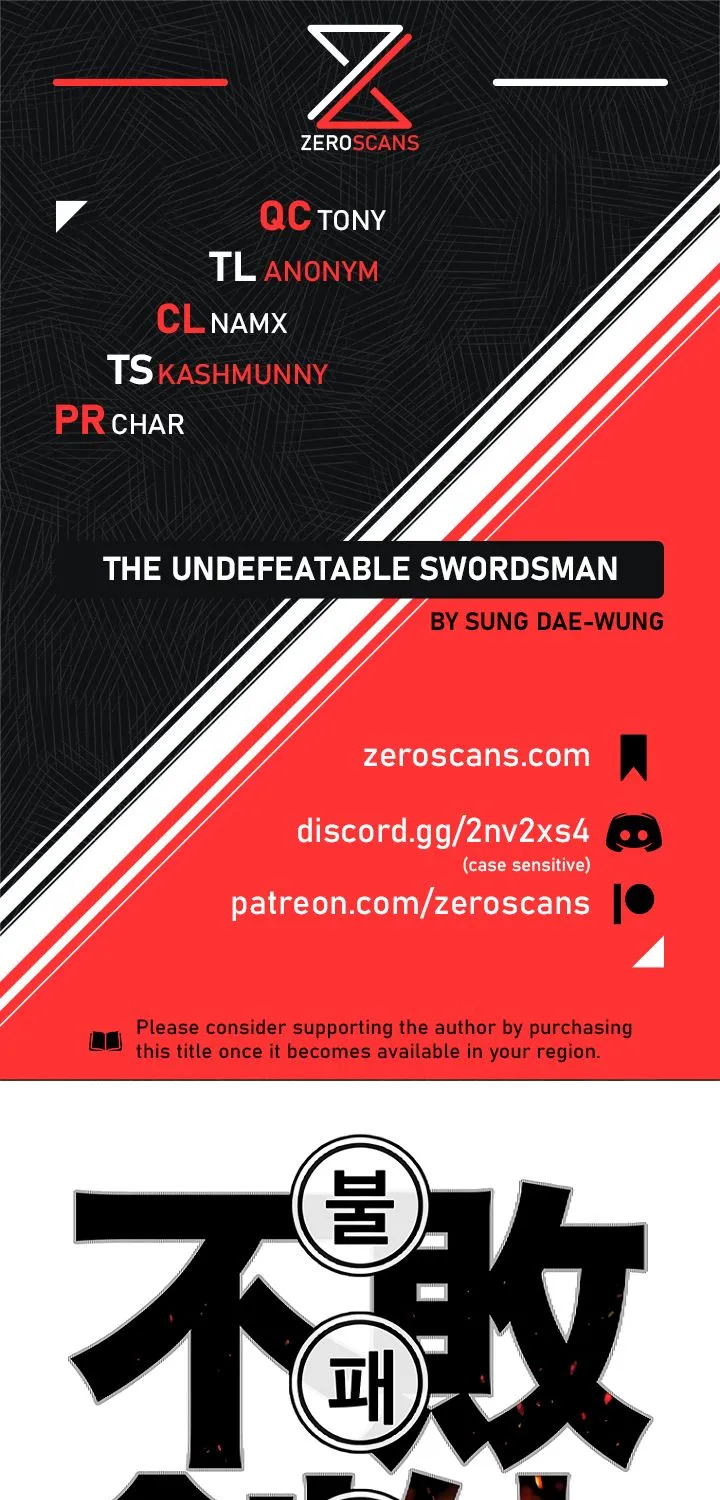 Read The Undefeatable Swordsman Manga Online