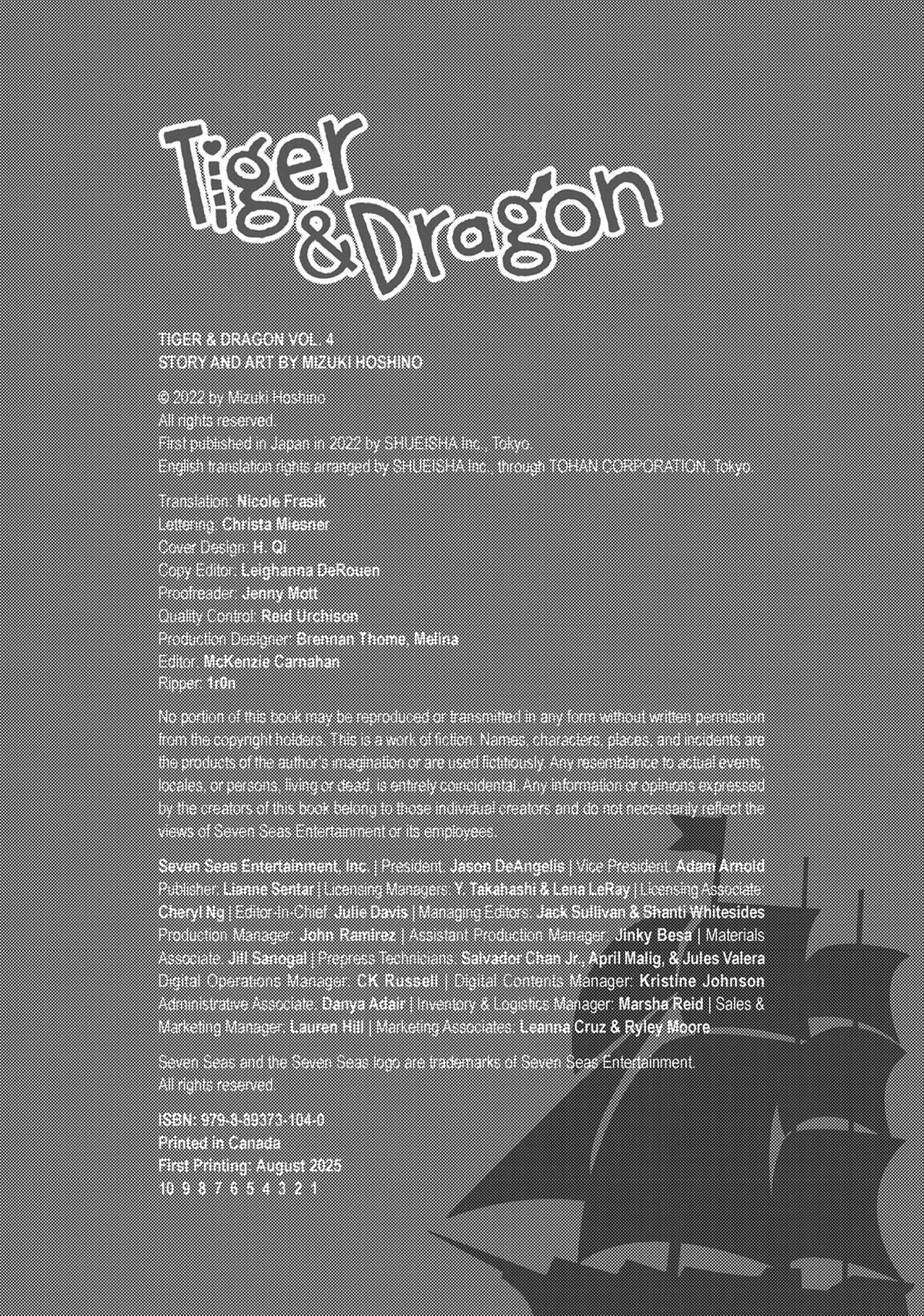 Read Tiger & Dragon Manga Online