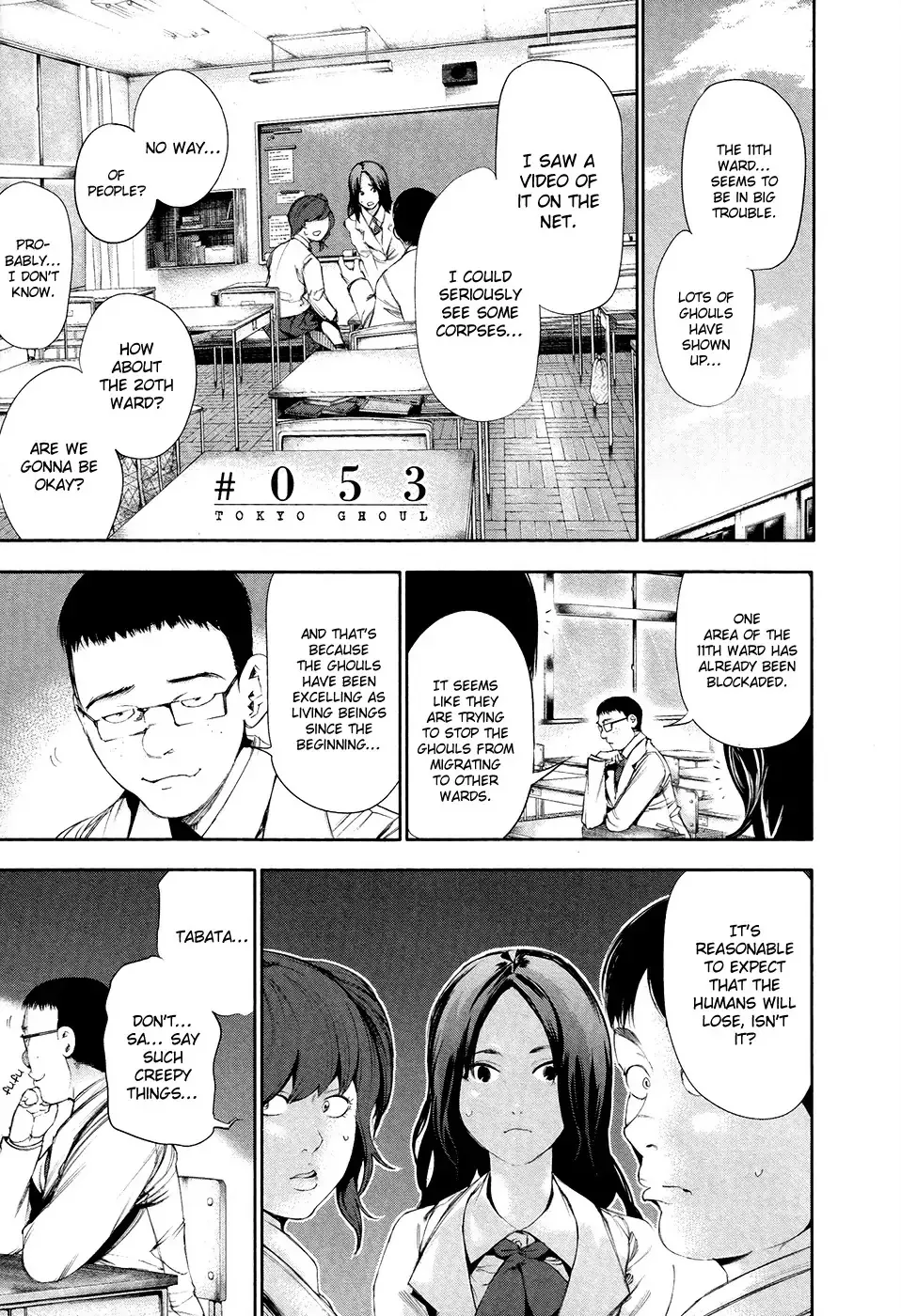 Read Tokyo Ghoul Manga Online