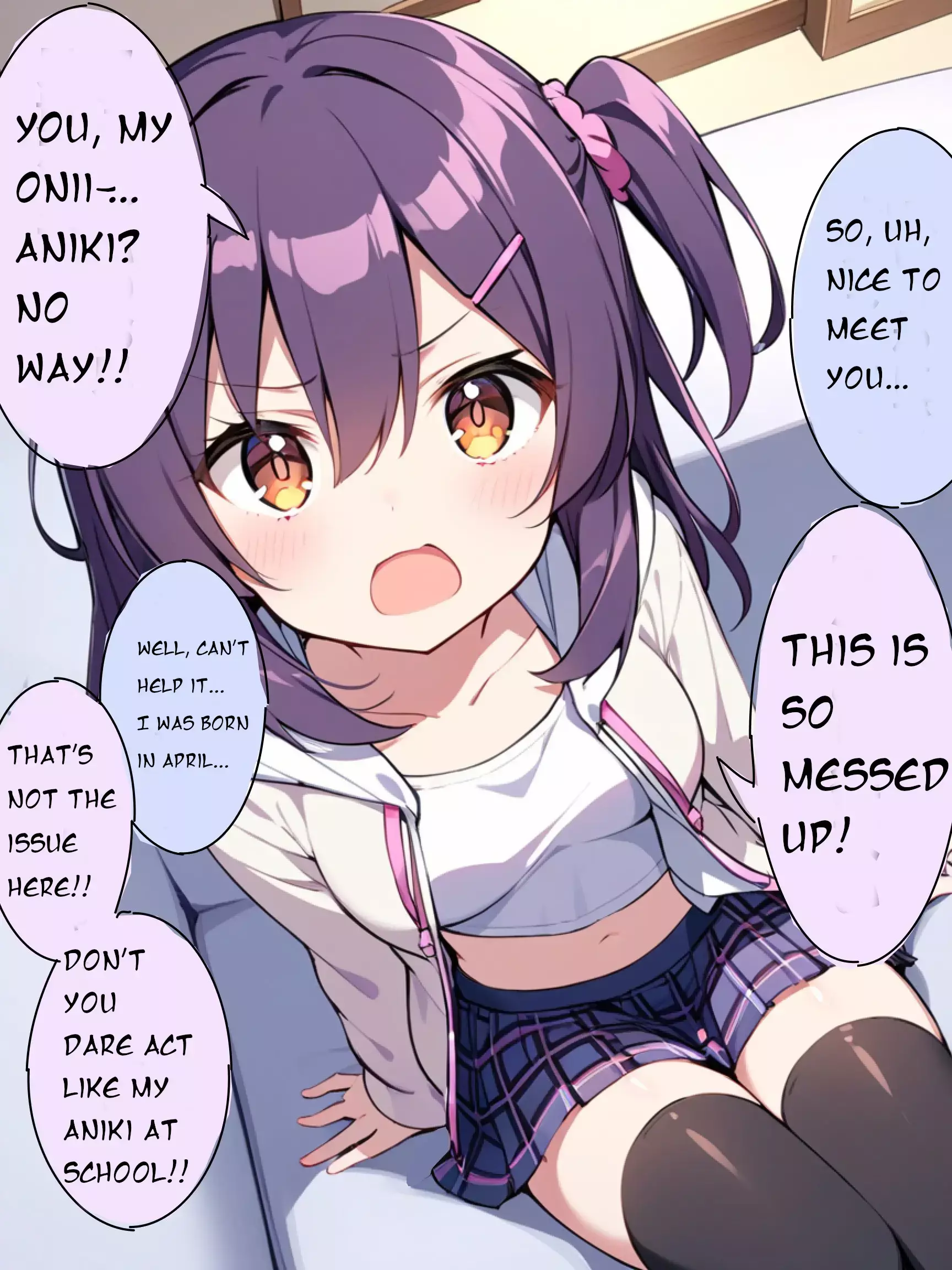 Read Totsuzen Imouto ni Natta Doukyuusei to Doukyo Suru Koto ni Natta Hanashi Manga Online