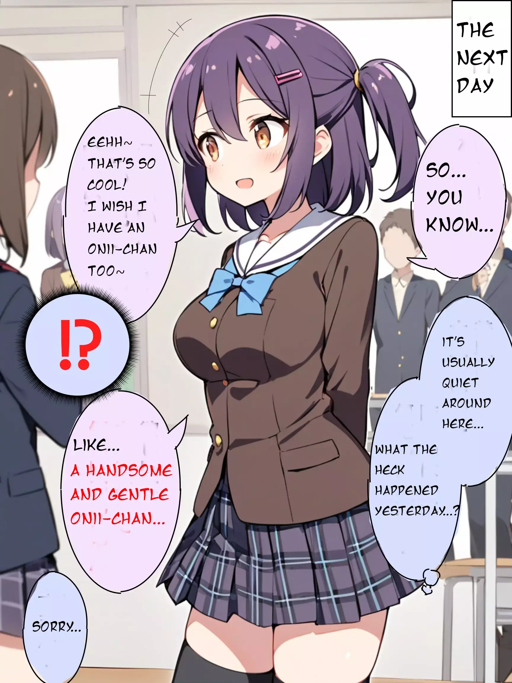 Read Totsuzen Imouto ni Natta Doukyuusei to Doukyo Suru Koto ni Natta Hanashi Manga Online