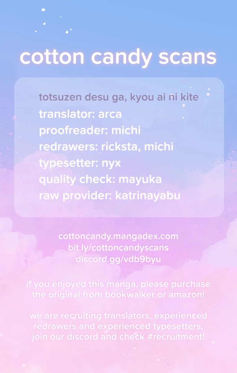 Read Totsuzen desu ga, Kyou Ai ni Kite Manga Online