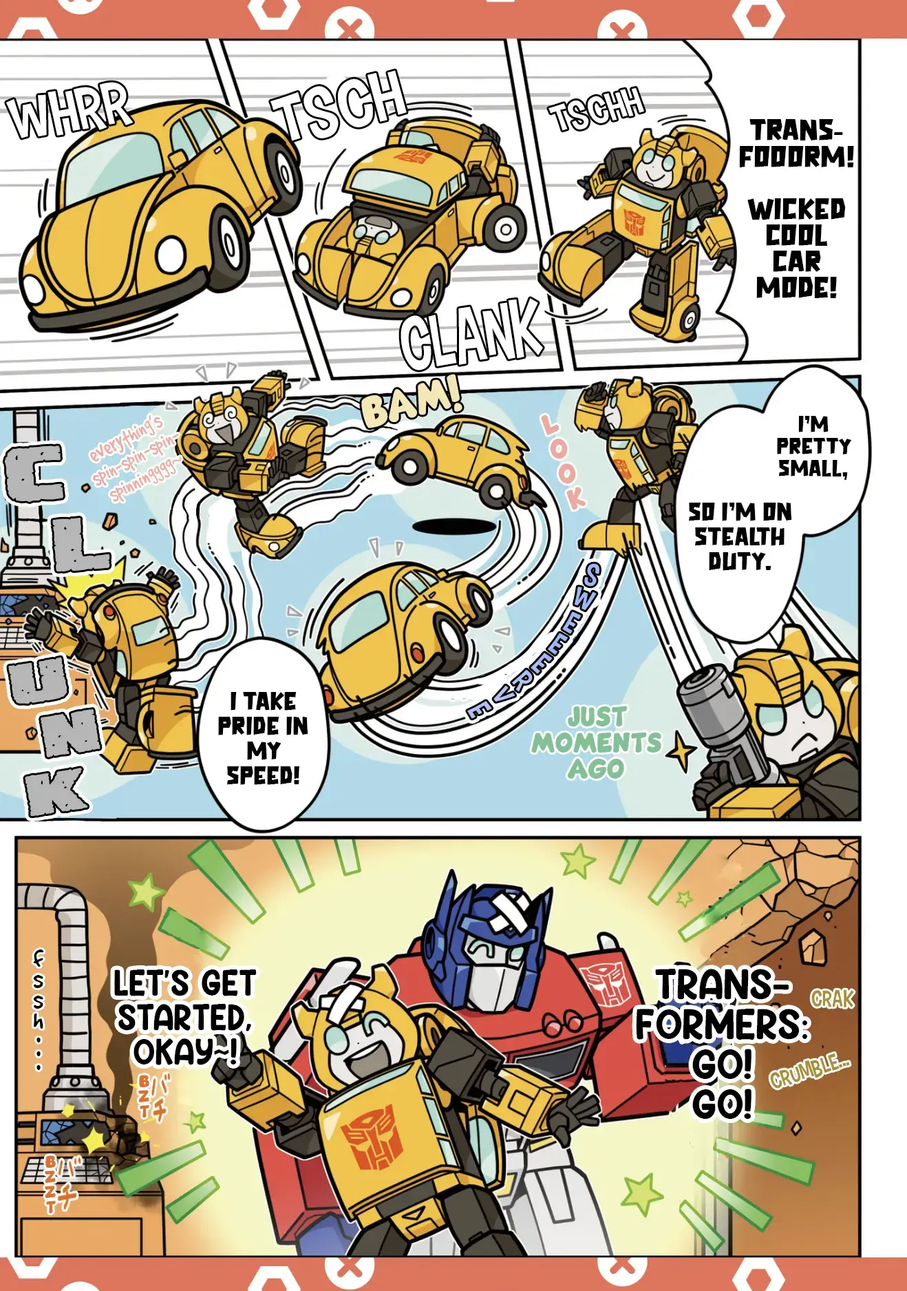 Read Transformers- Go! Go! Manga Online