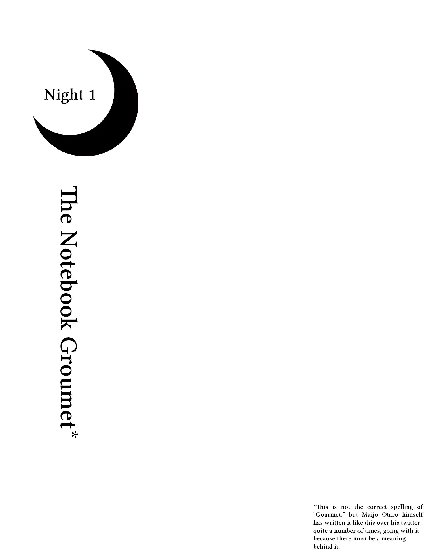 Read Tsukiyo no Groumet Manga Online