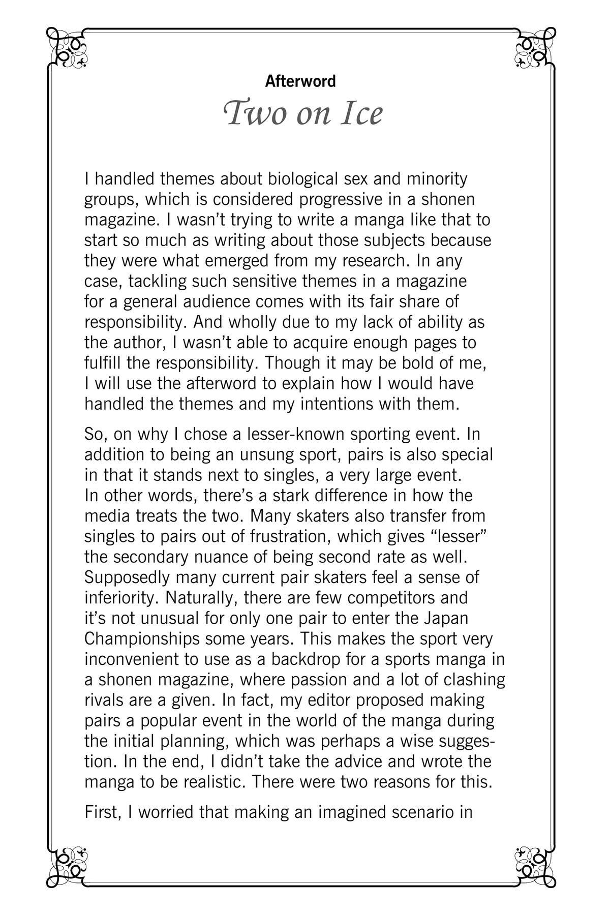 Read Two on Ice Manga Online