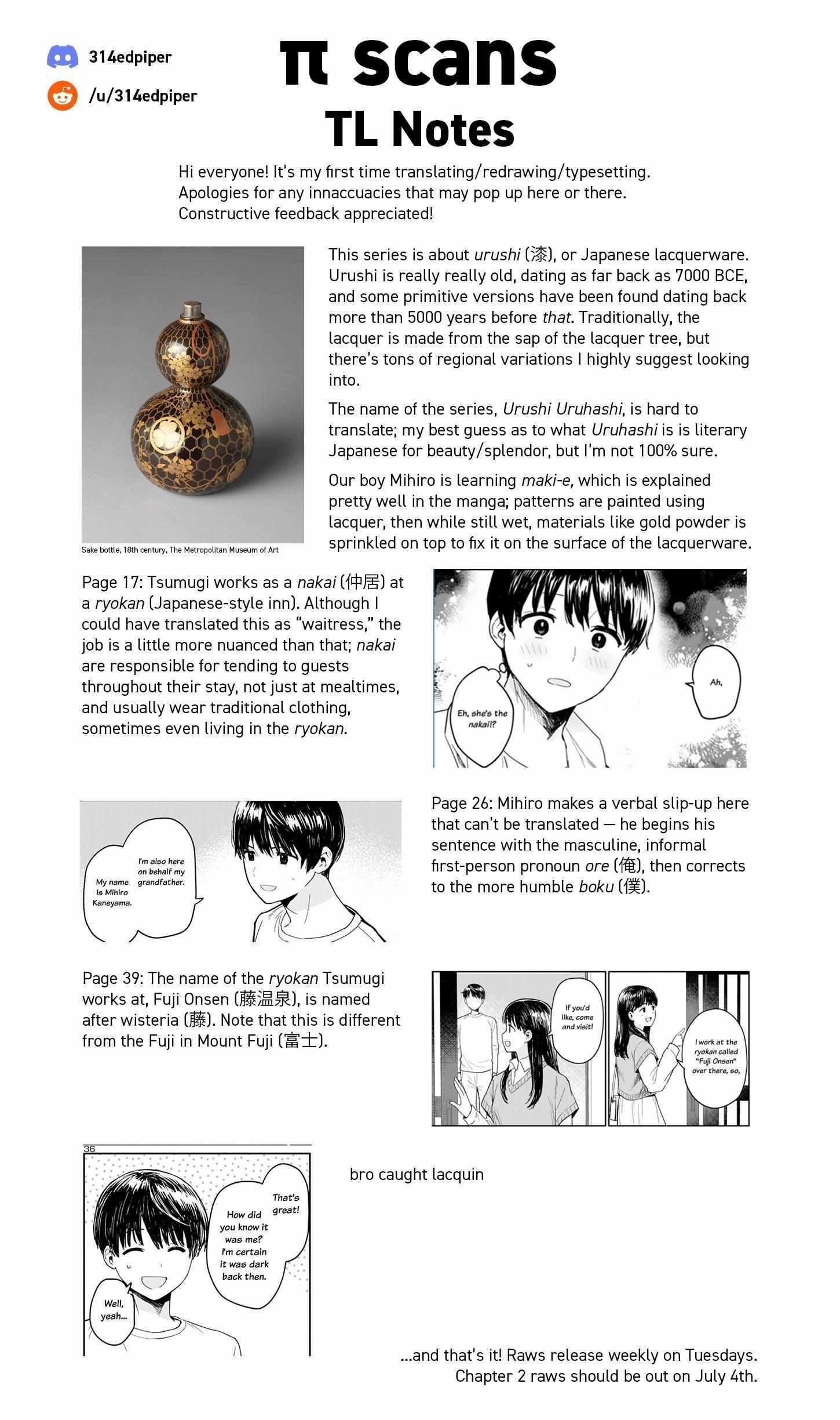 Read Urushi Uruhashi Manga Online