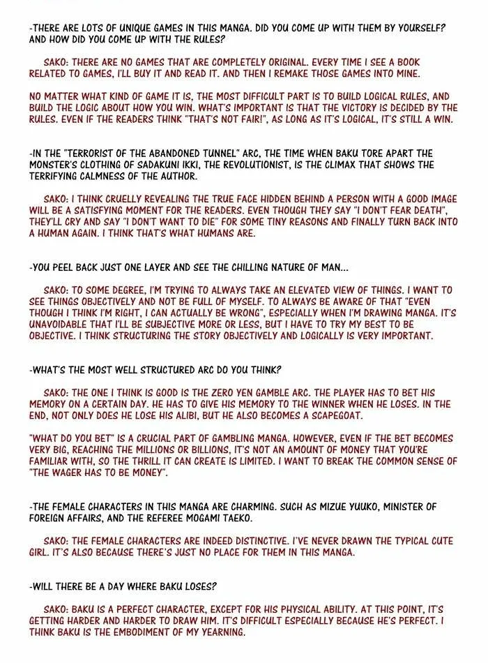 Read Usogui Manga Online