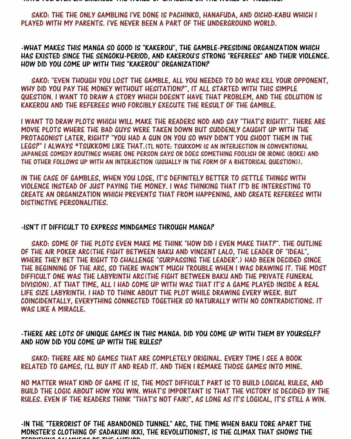 Read Usogui Manga Online