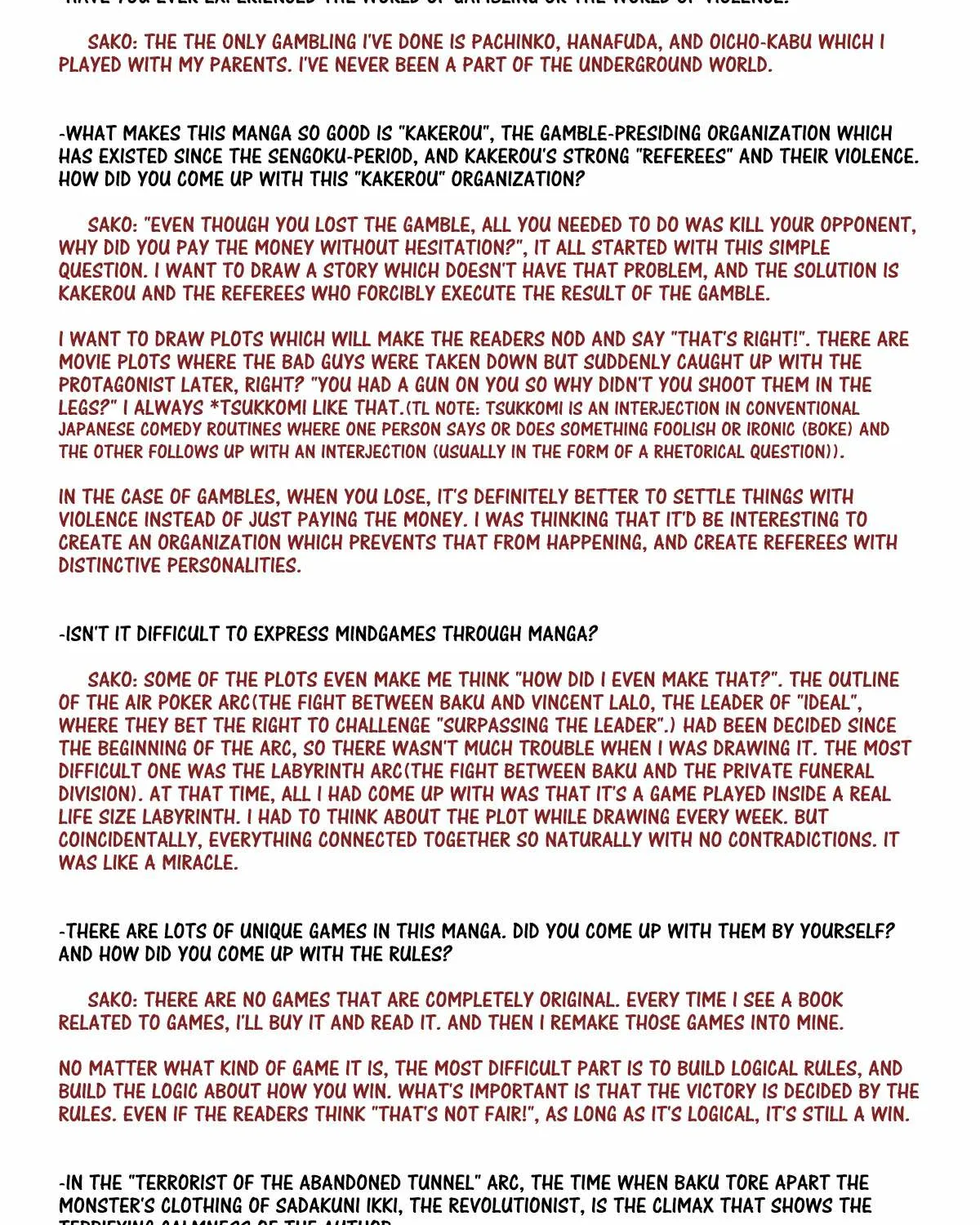 Read Usogui Manga Online