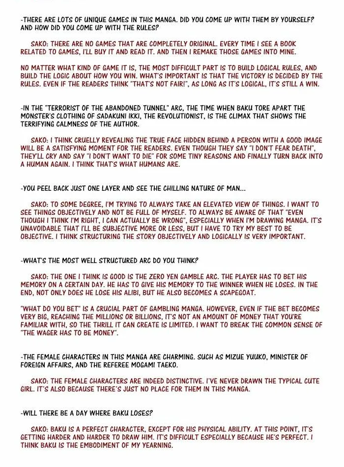 Read Usogui Manga Online