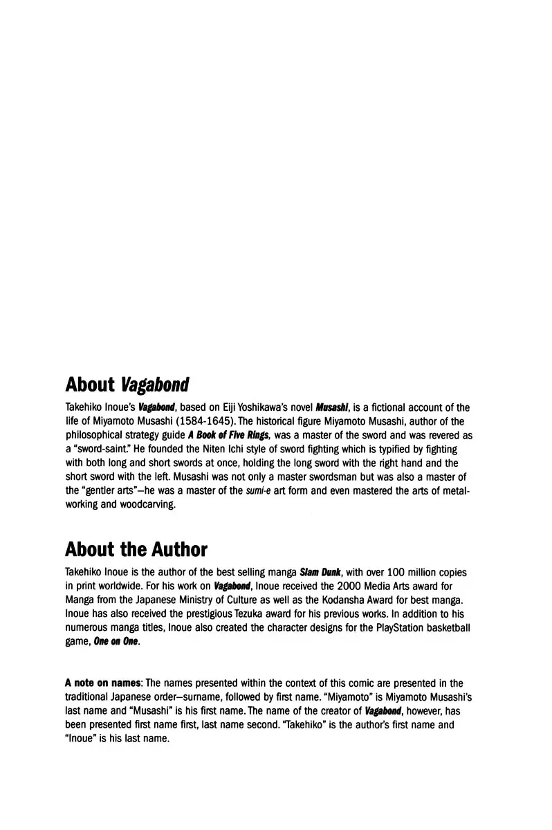 Read Vagabond Manga Online