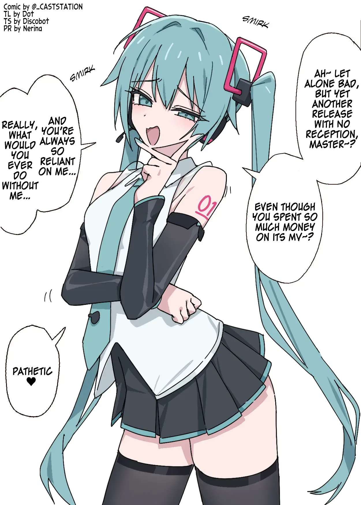 Read Vocaloid - Bratty Miku (Doujinshi) Manga Online