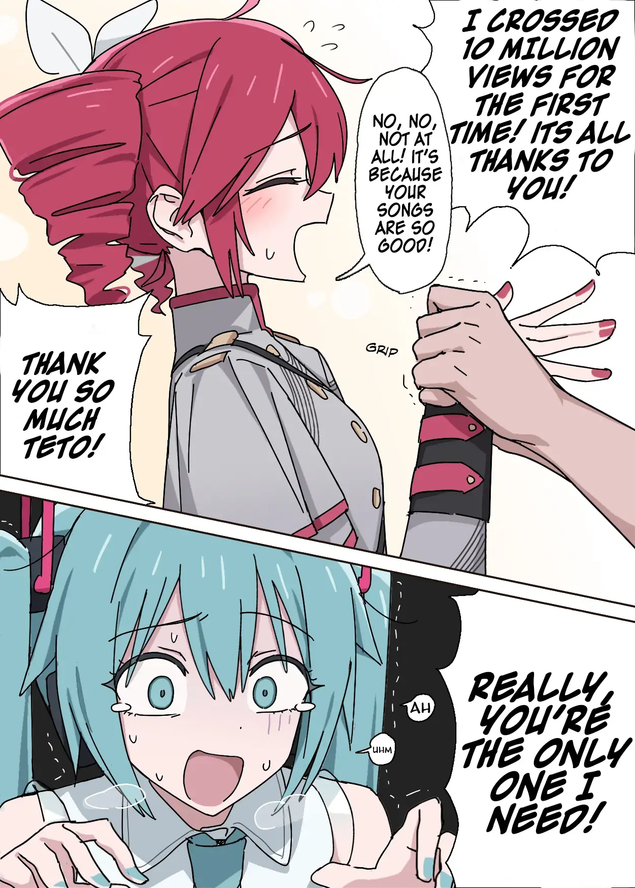 Read Vocaloid - Bratty Miku (Doujinshi) Manga Online