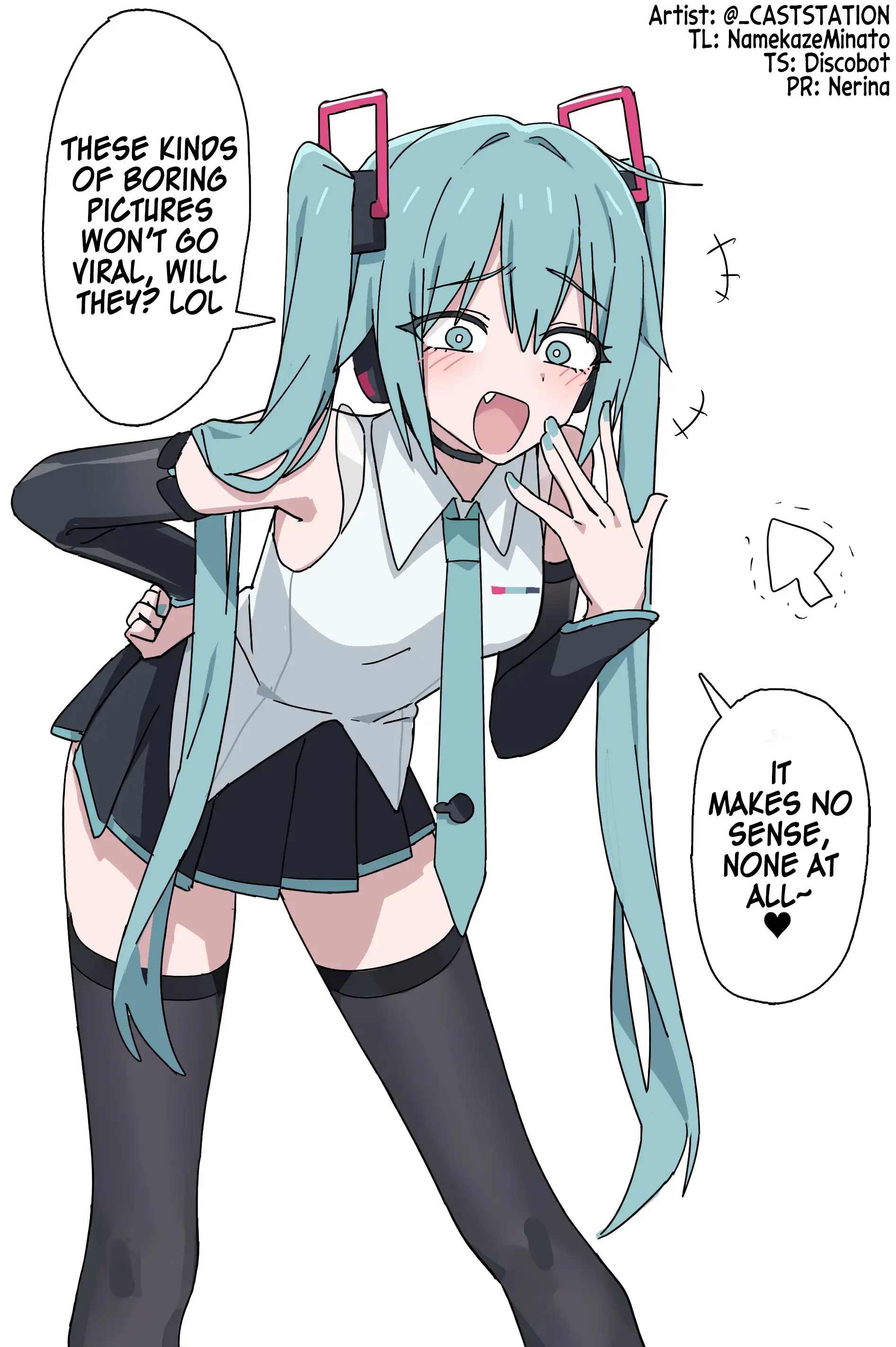 Read Vocaloid - Bratty Miku (Doujinshi) Manga Online