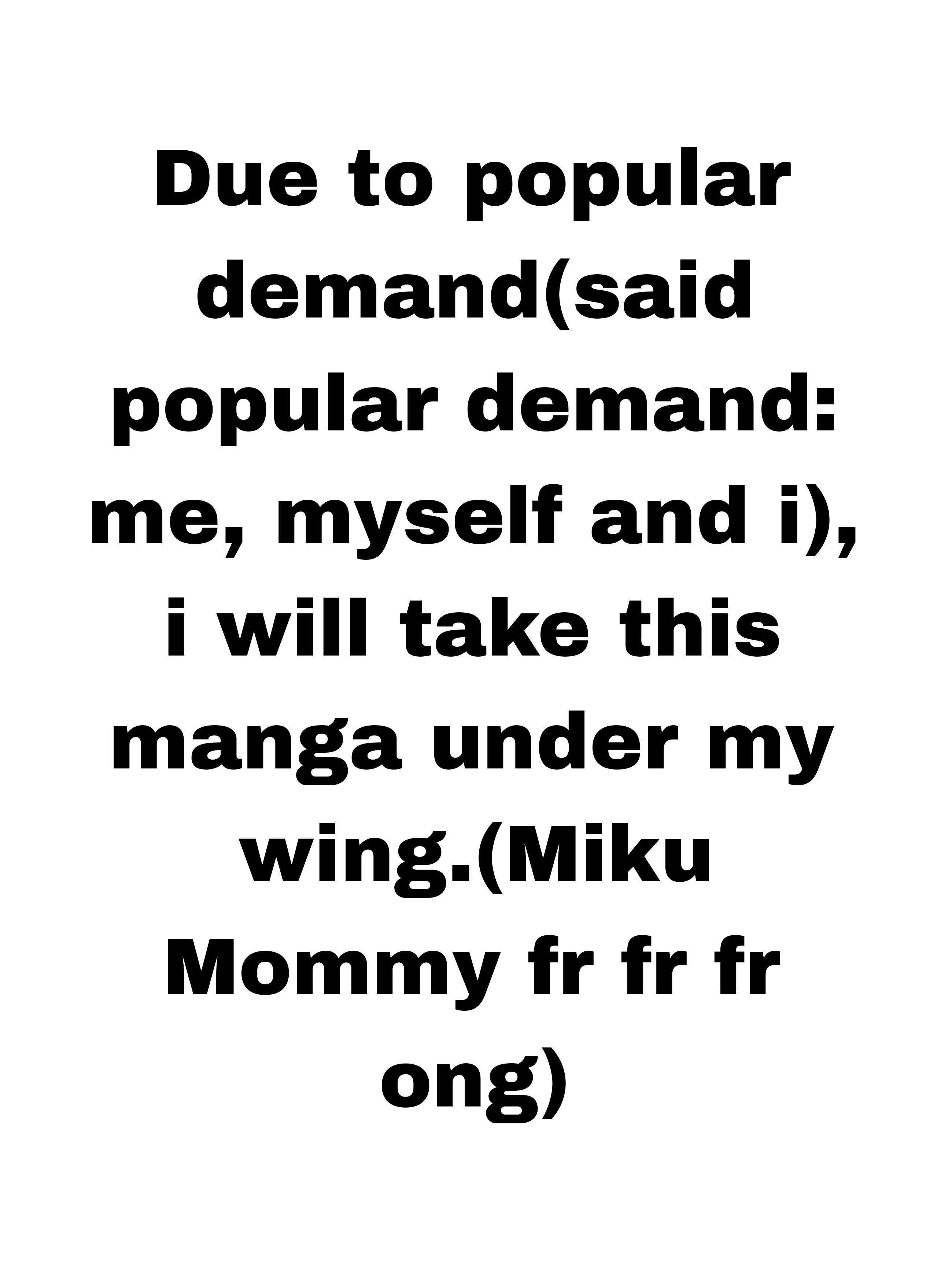 Read Vocaloid - Hatsune Miku 1 Panel (Doujinshi) Manga Online