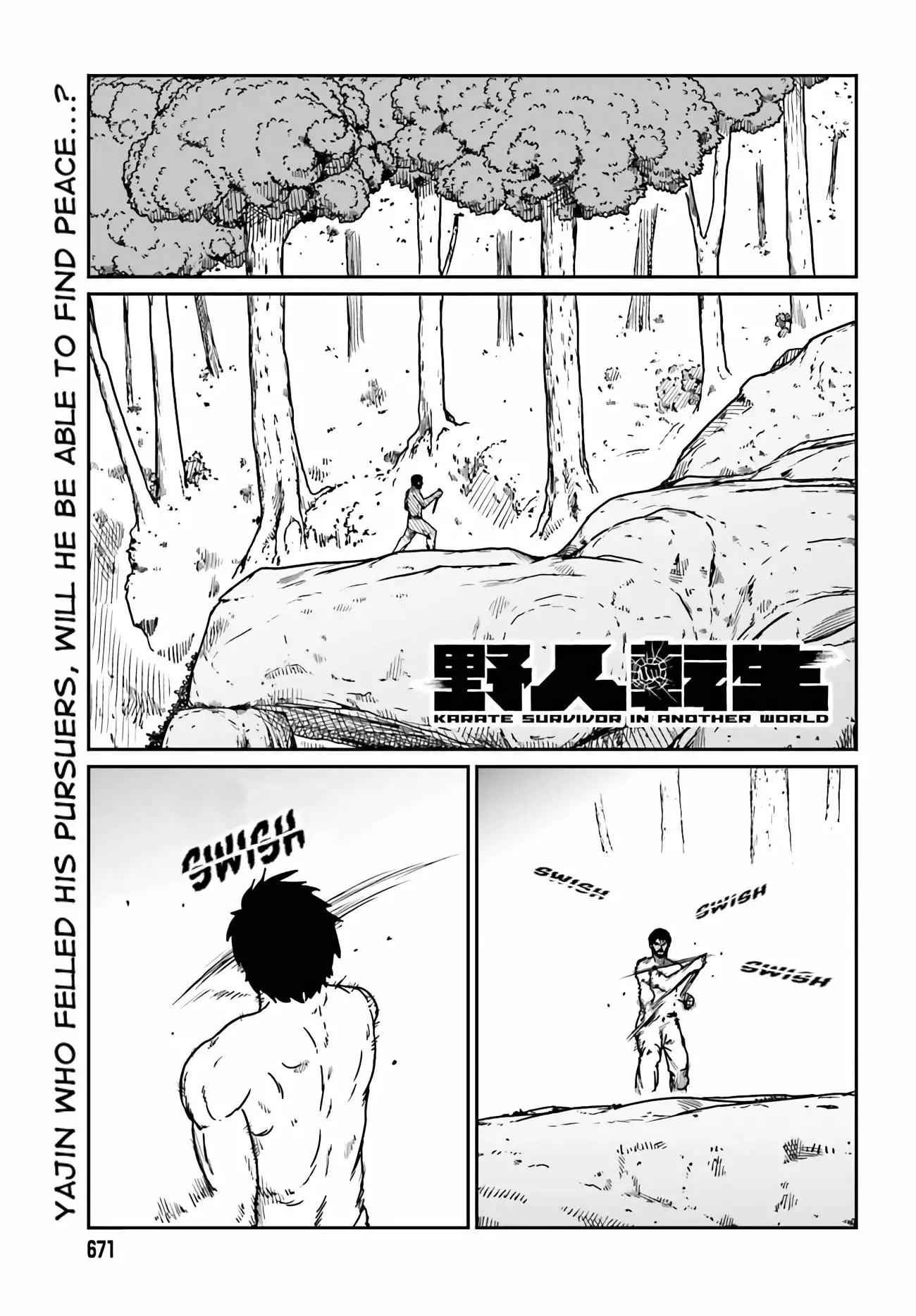 Read Yajin Tensei Karate Survivor in Another World Manga Online