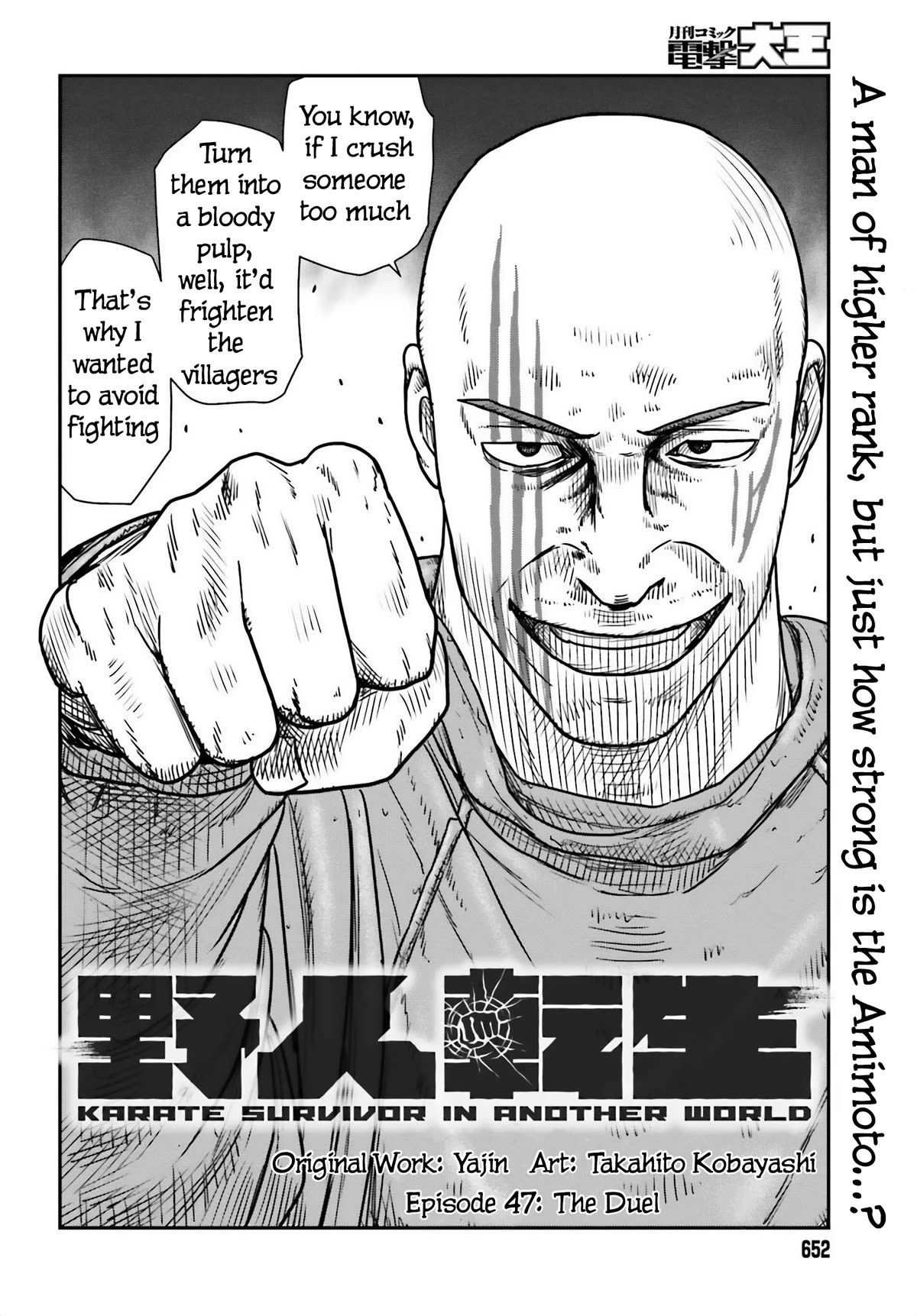 Read Yajin Tensei Karate Survivor in Another World Manga Online