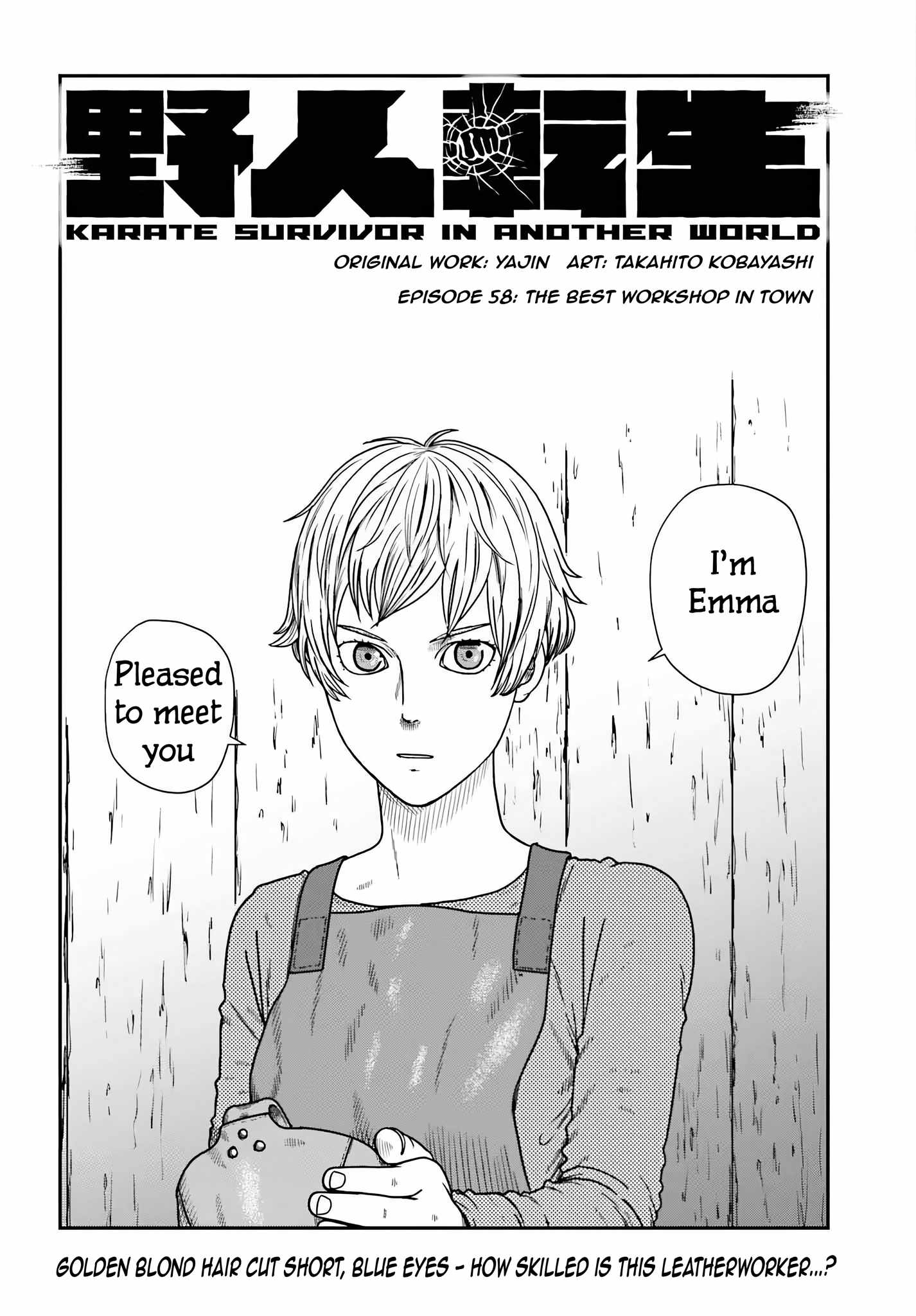 Read Yajin Tensei Karate Survivor in Another World Manga Online