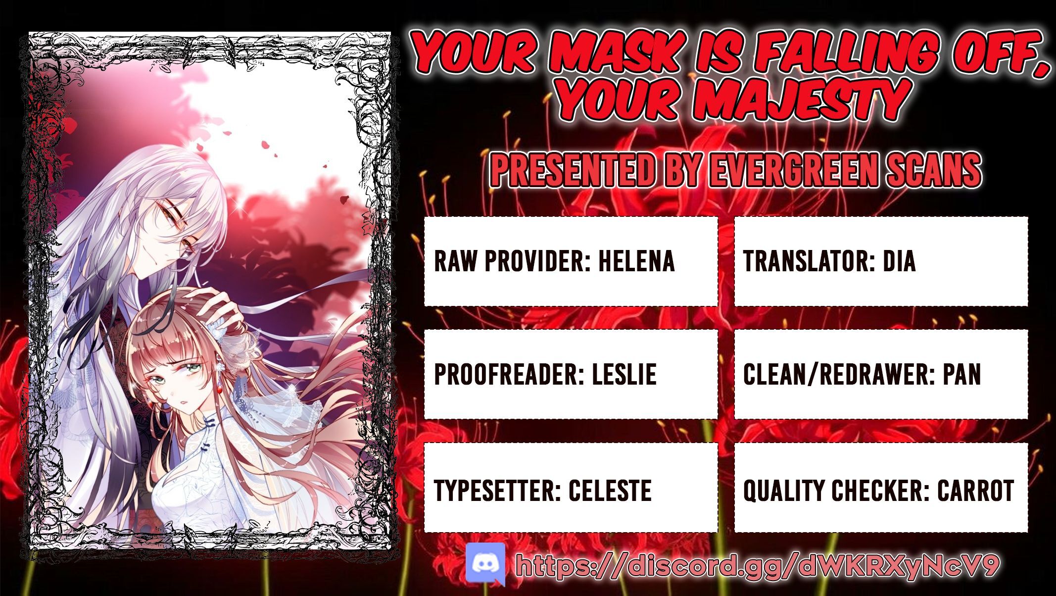 Read Your Mask is Falling Off, Your Majesty Manga Online
