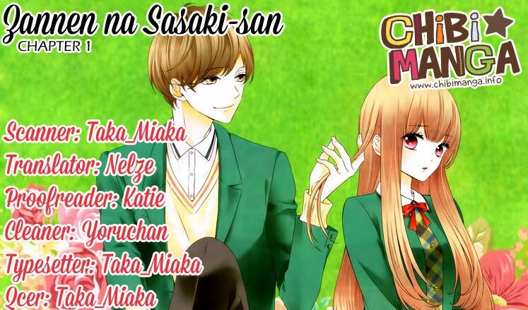 Read Zannen na Sasaki-san Manga Online