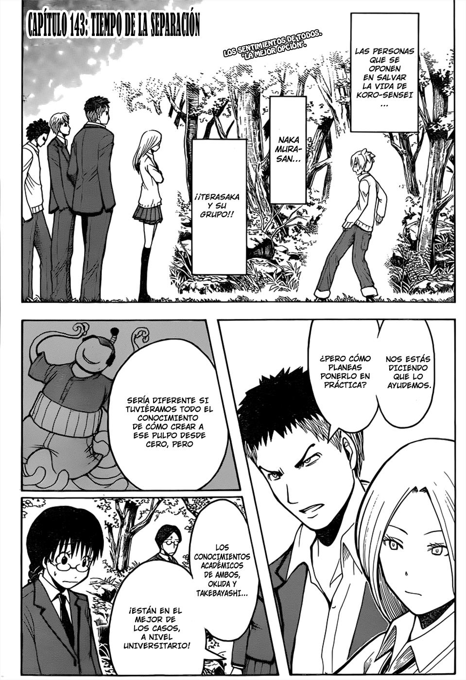 Read Ansatsu Kyoshitsu ES Manga Online