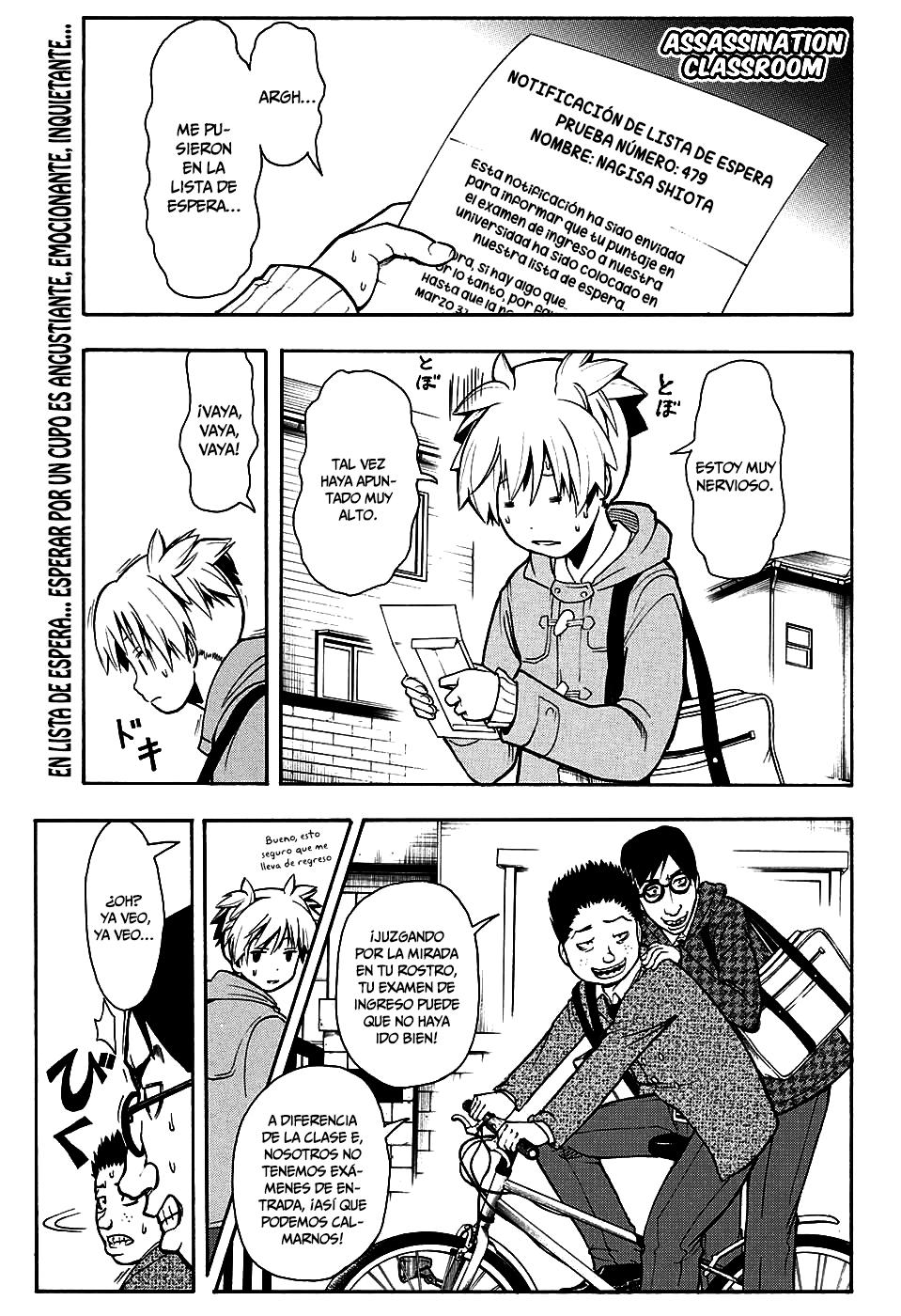 Read Ansatsu Kyoshitsu ES Manga Online