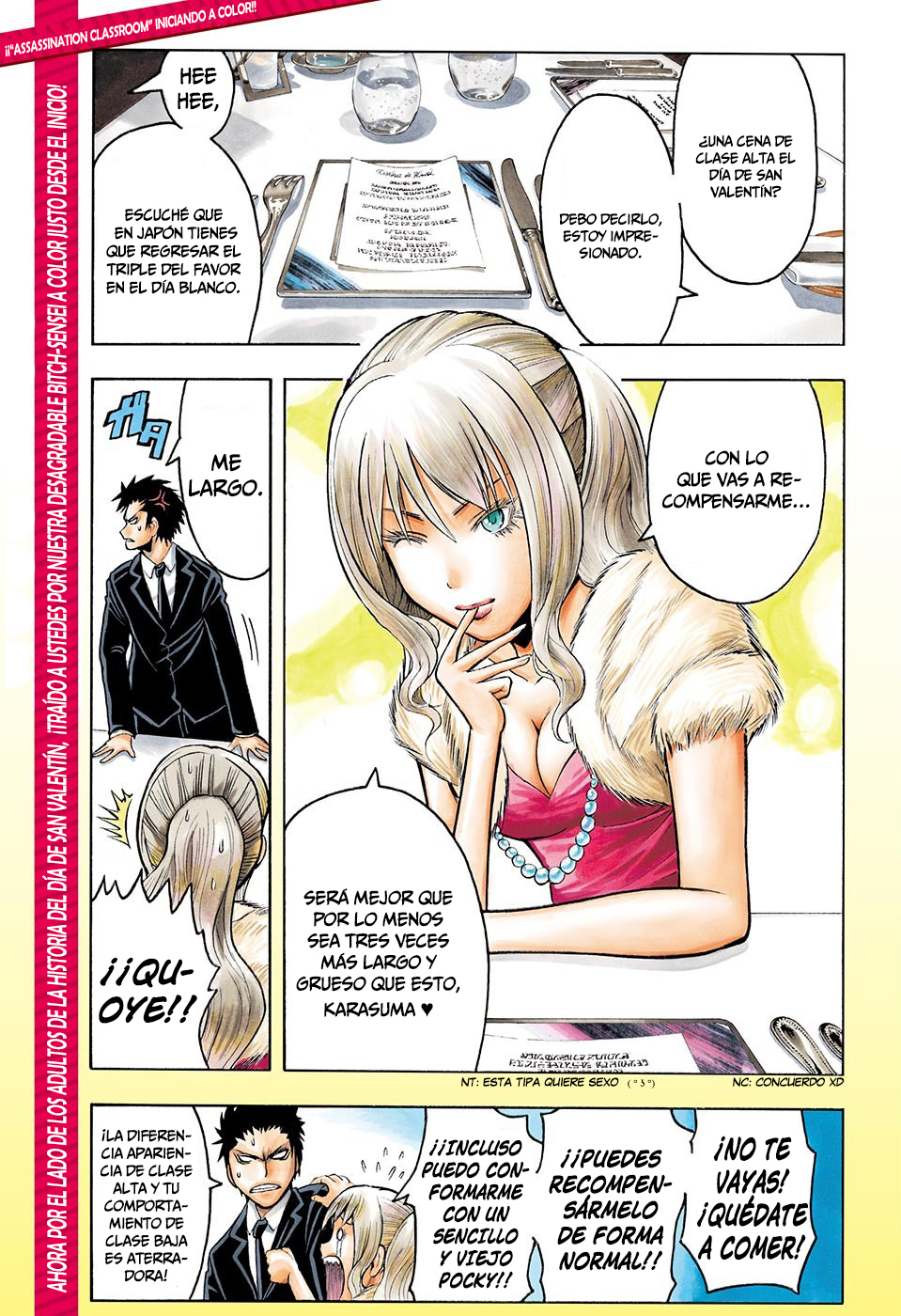 Read Ansatsu Kyoshitsu ES Manga Online