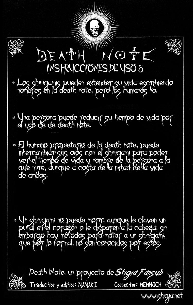 Read Death Note ES Manga Online