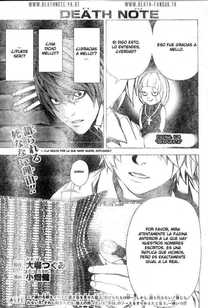 Read Death Note ES Manga Online
