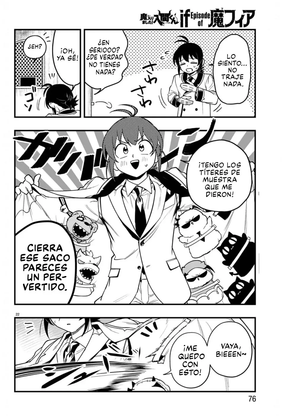 Read Iruma kun  if mafia ES Manga Online