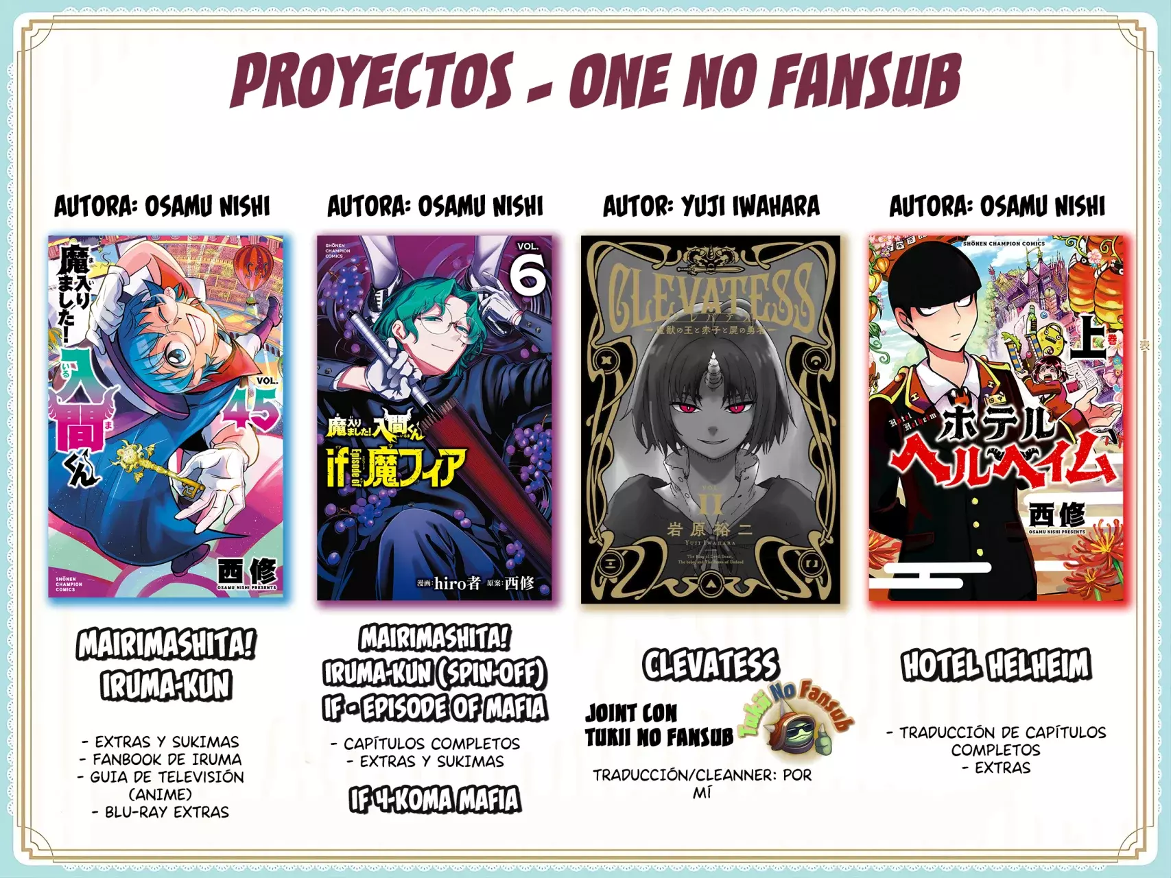 Read Iruma kun  if mafia ES Manga Online