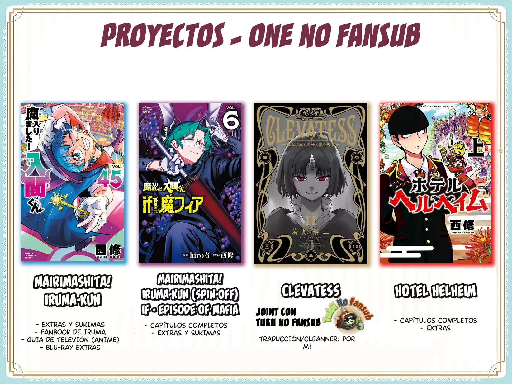 Read Iruma kun  if mafia ES Manga Online