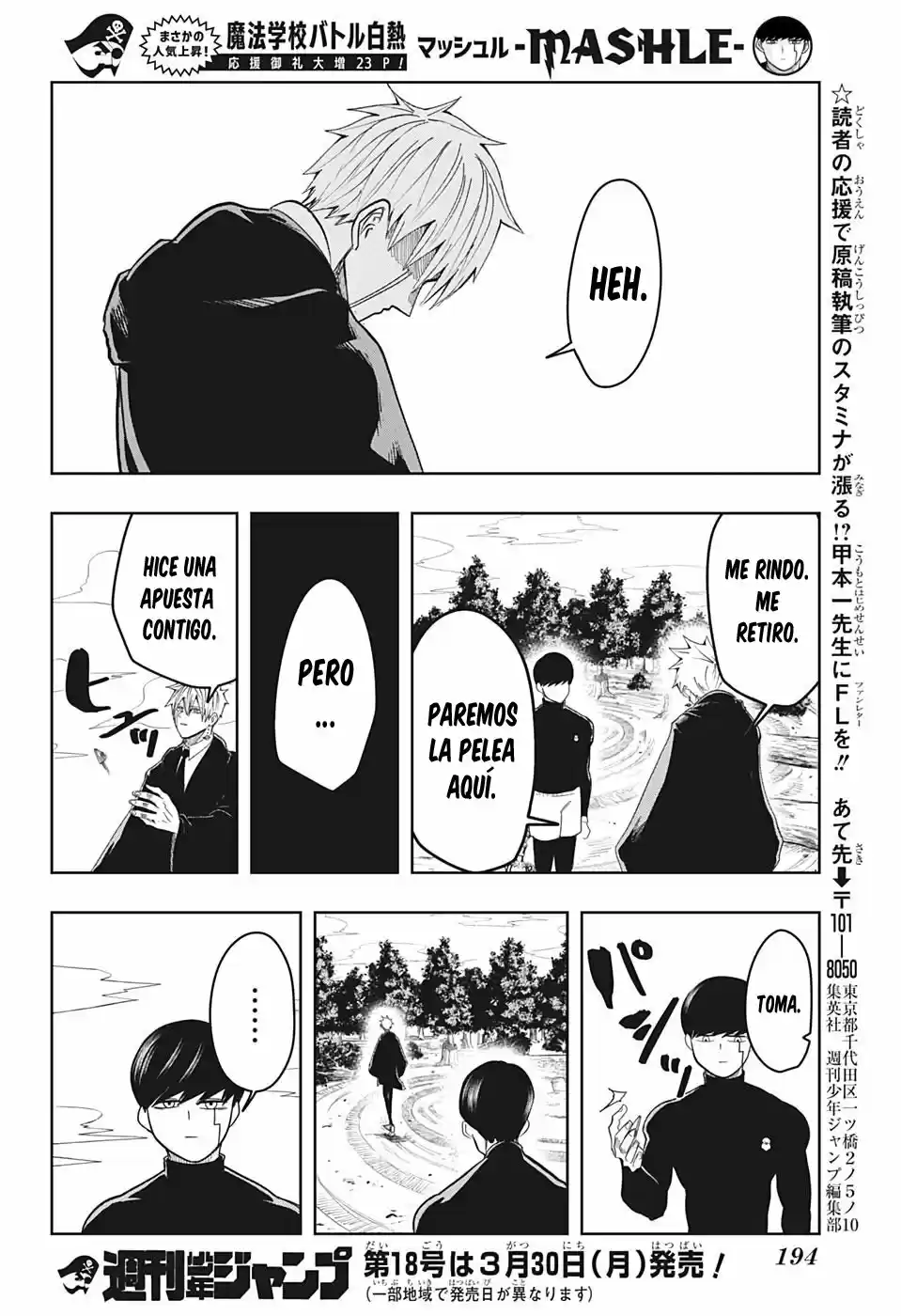 Read Mashle  Magic And Muscles ES Manga Online