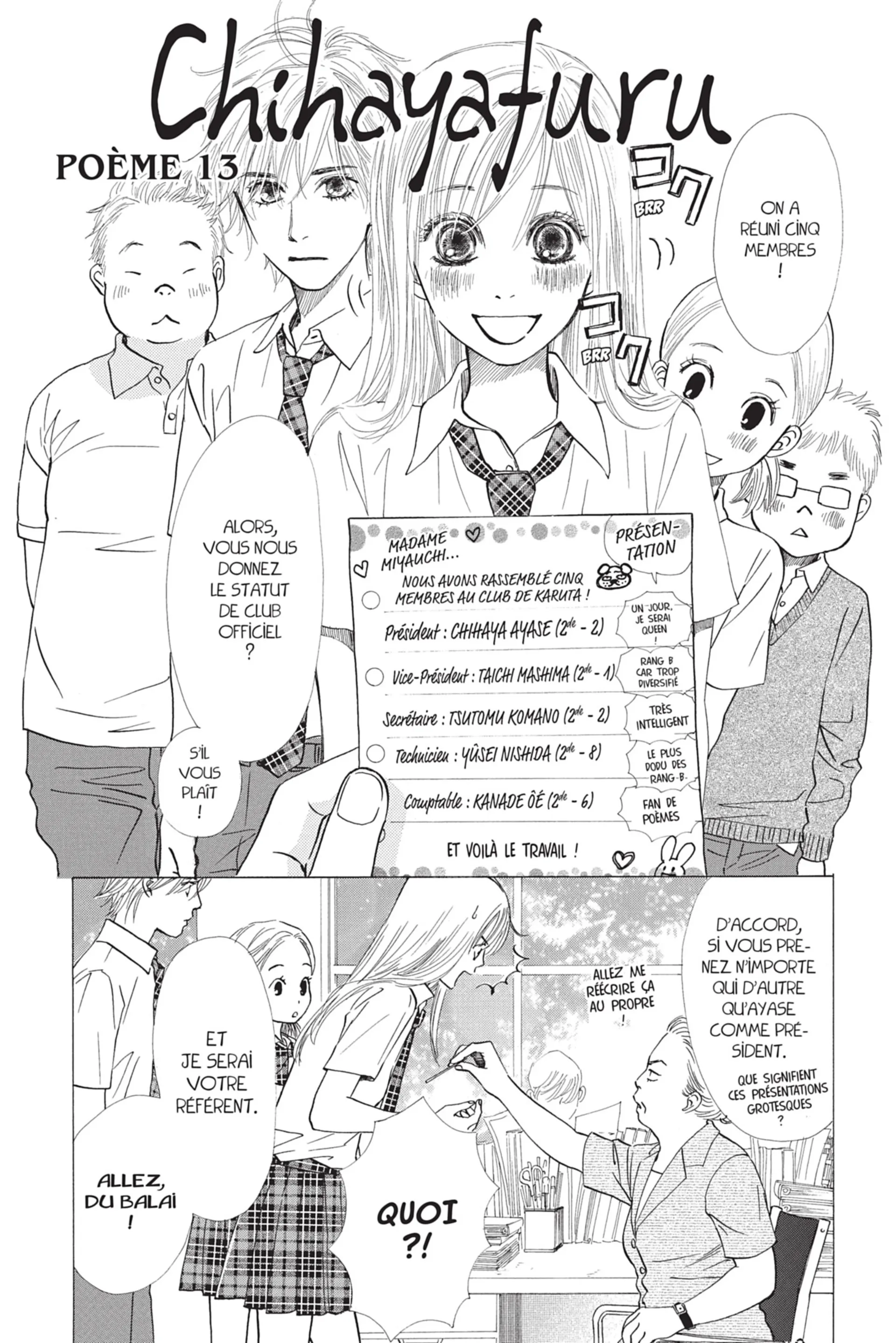Read Chihayafuru FR Manga Online