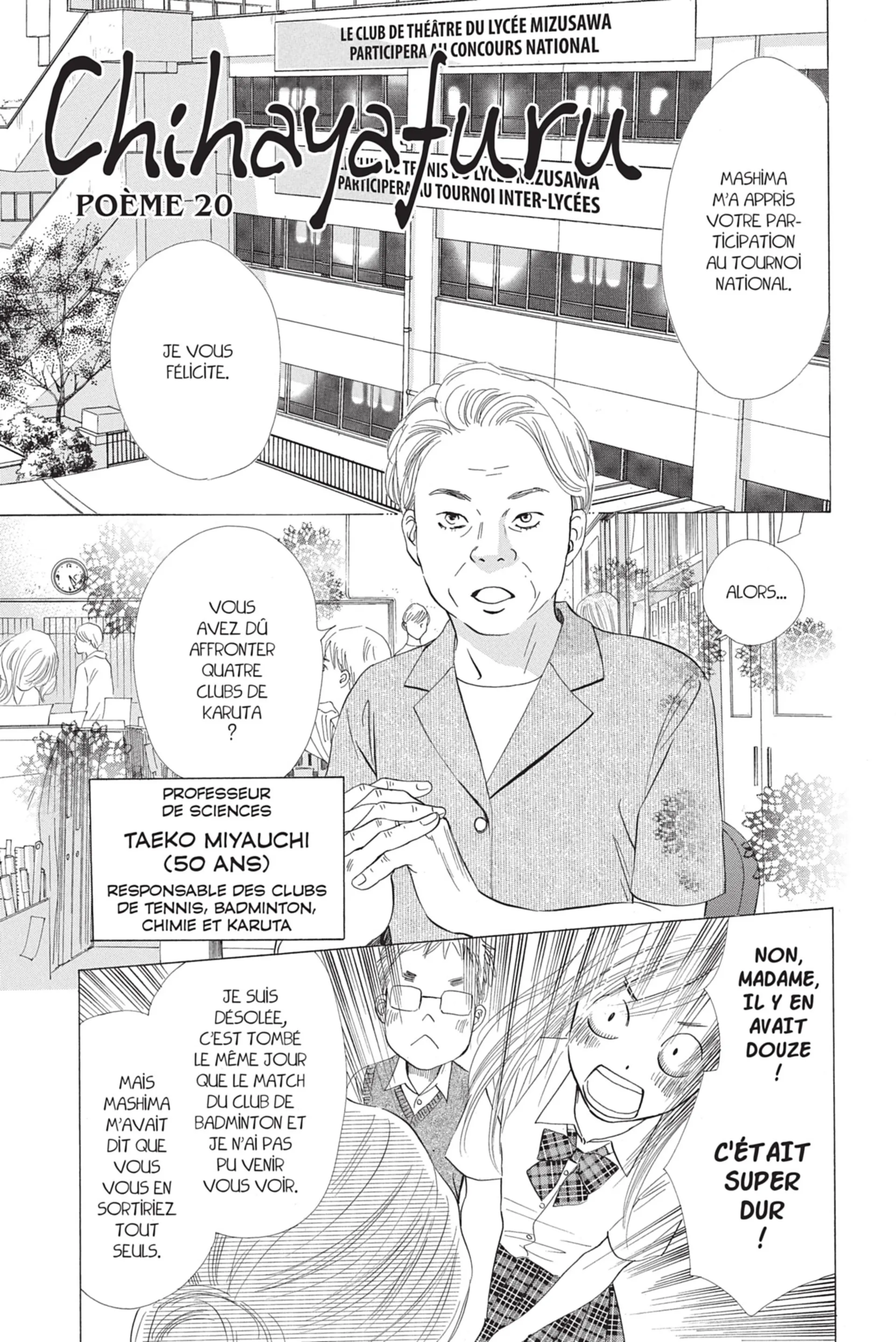 Read Chihayafuru FR Manga Online