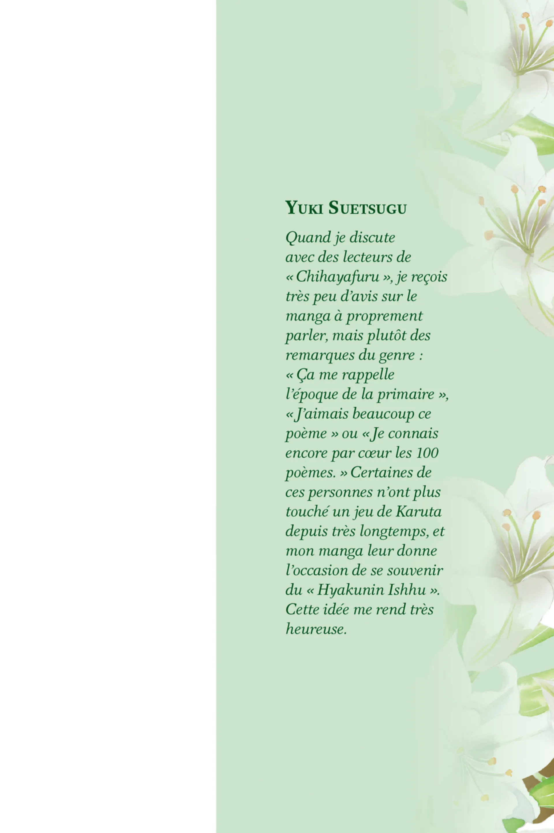 Read Chihayafuru FR Manga Online