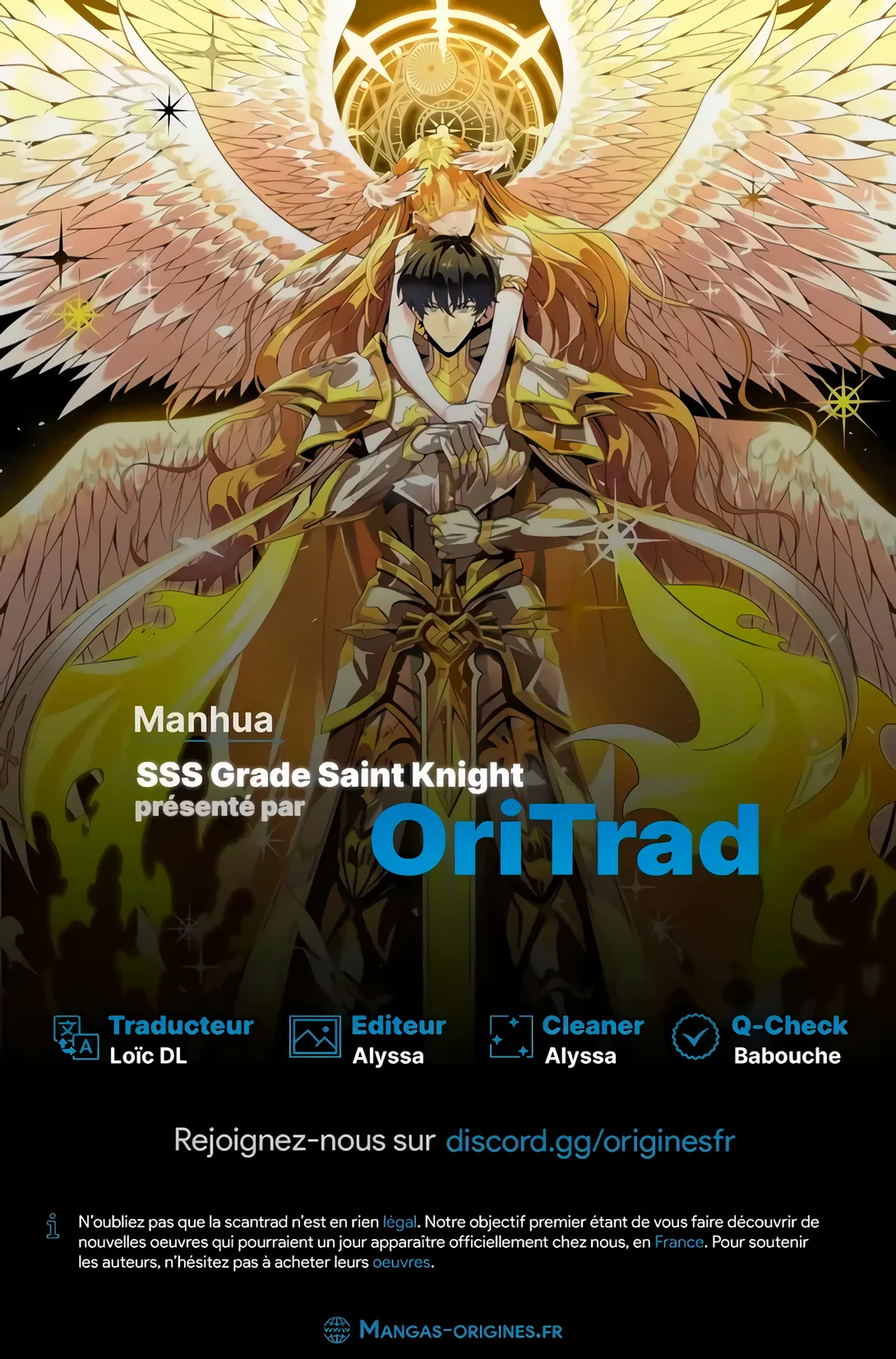 Read SSS Grade Saint Knight FR Manga Online