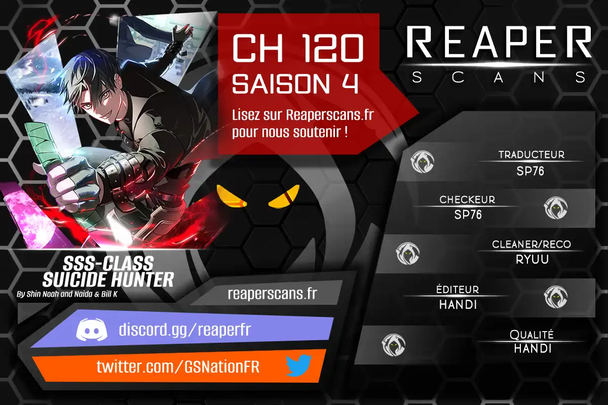 Read SSS-Class Suicide Hunter FR Manga Online