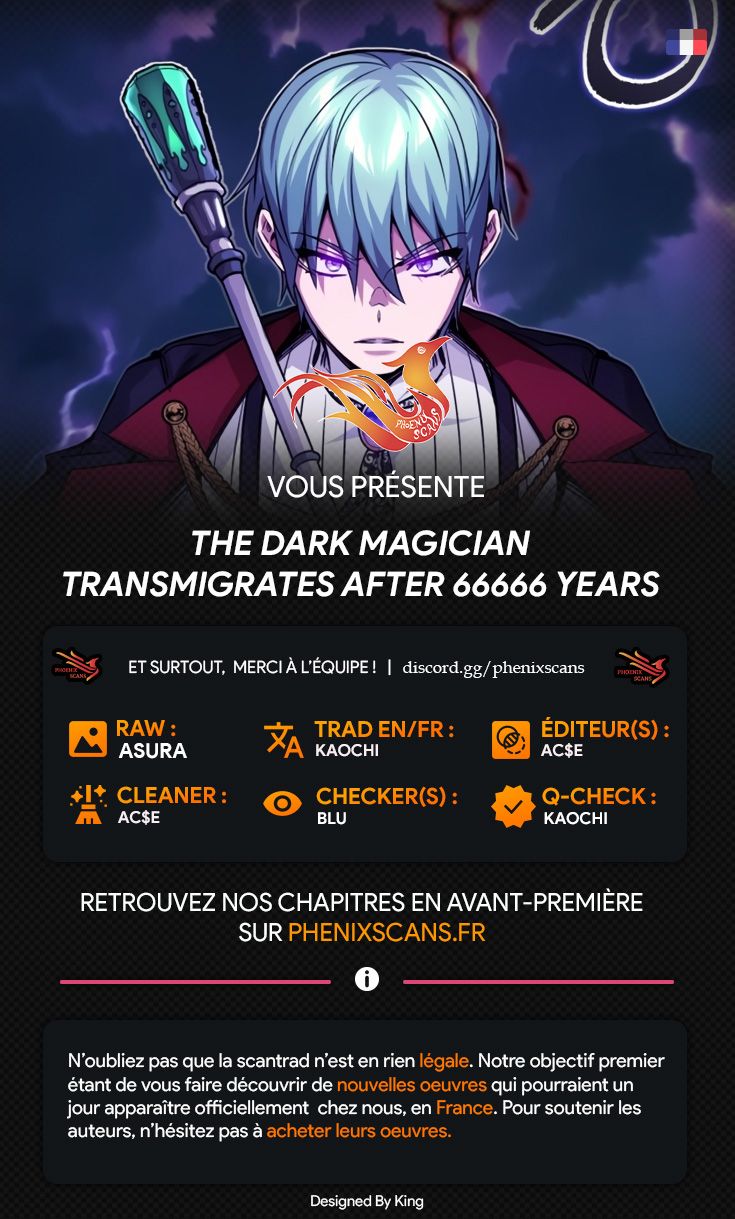Read The Dark Magician Transmigrates After 66666 Years FR Manga Online