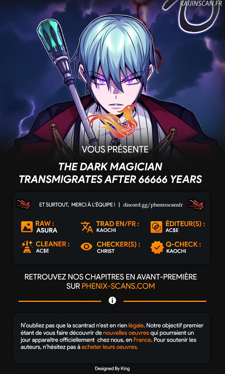 Read The Dark Magician Transmigrates After 66666 Years FR Manga Online