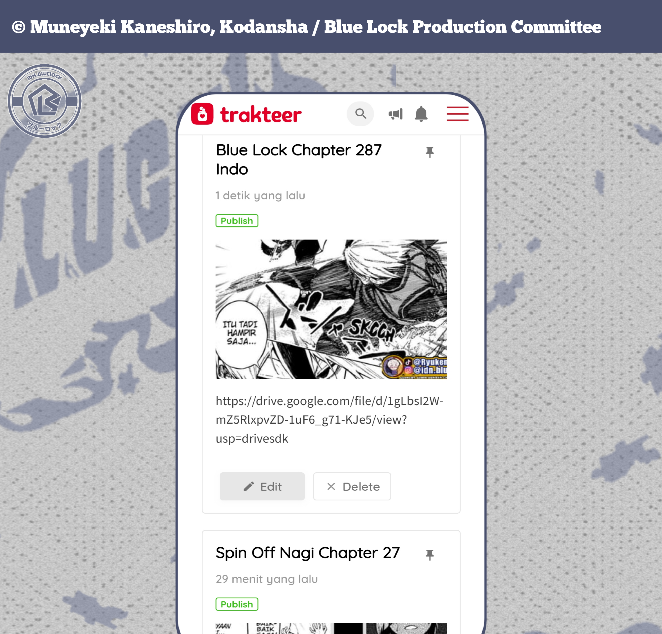 Read Blue Lock (ID) Manga Online