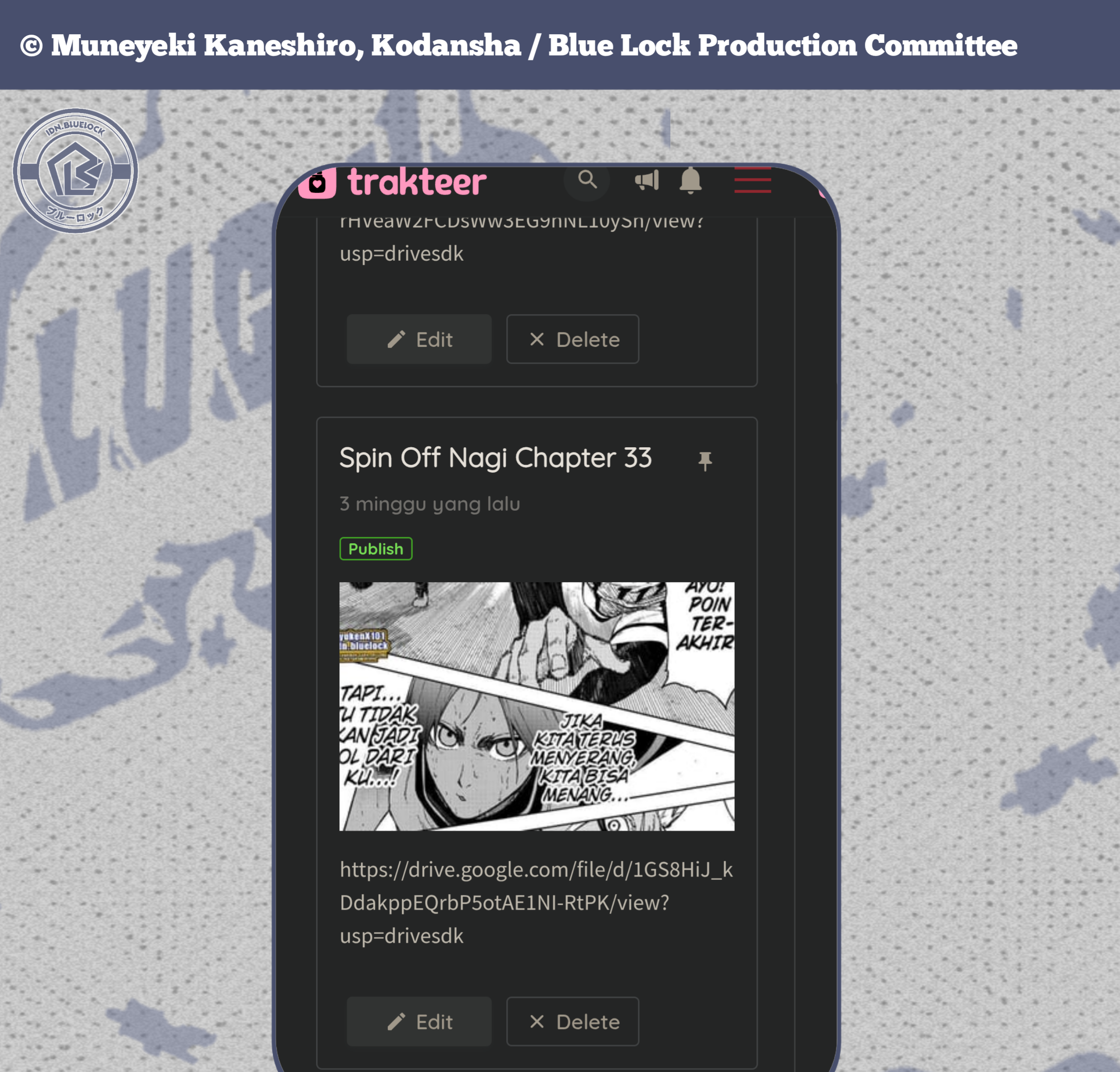 Read Blue Lock (ID) Manga Online