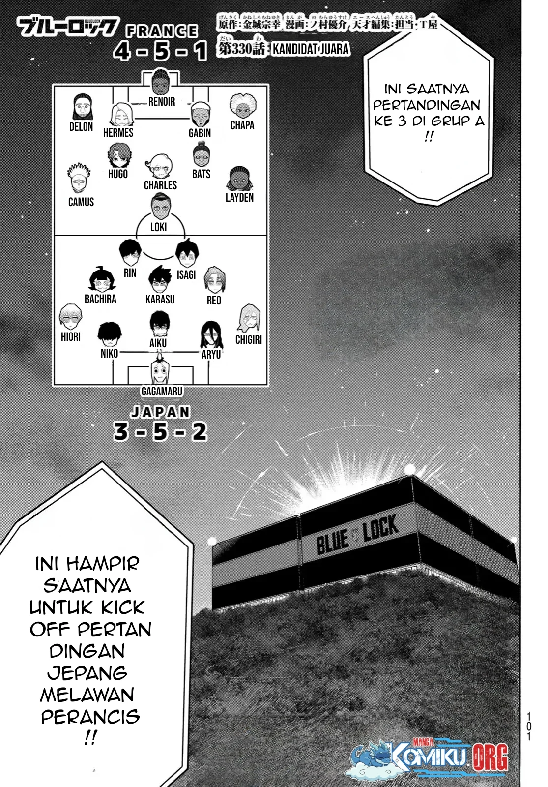 Read Blue Lock (ID) Manga Online